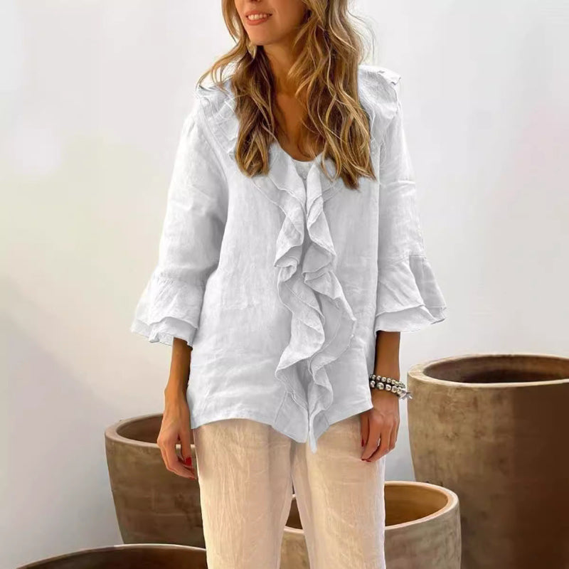 Elowis | Stylish Ruffled Blouse