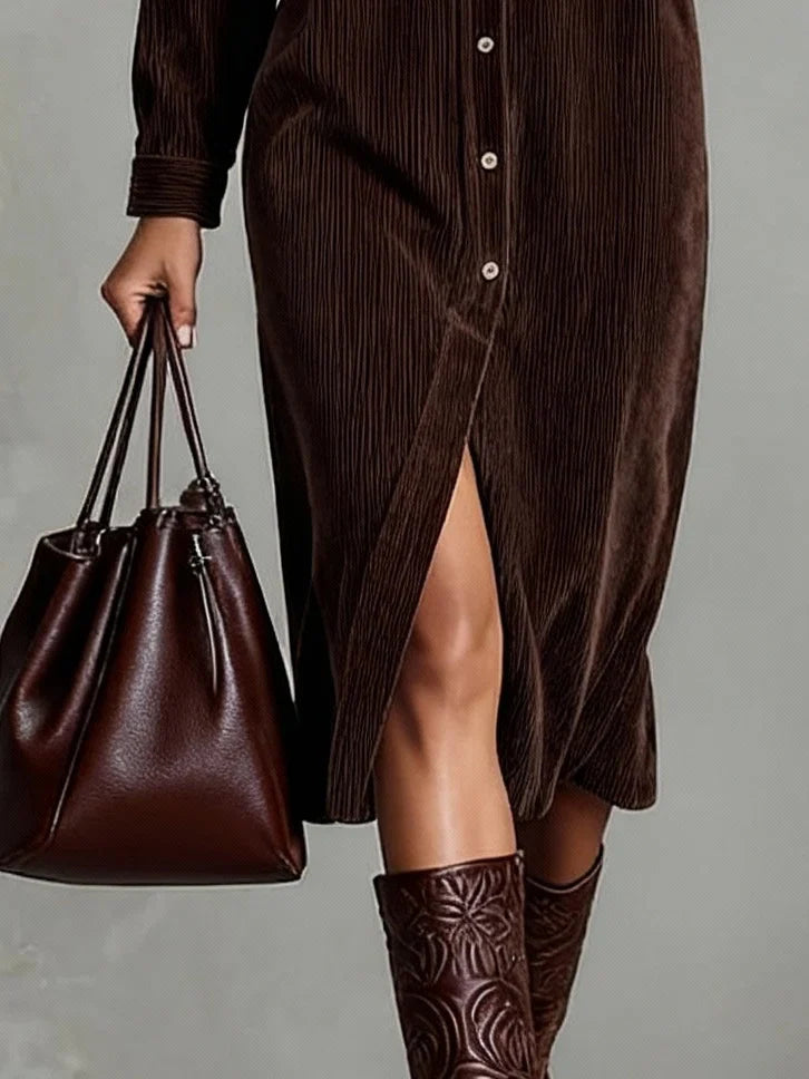 Sienna | Button-Up Midi Dress